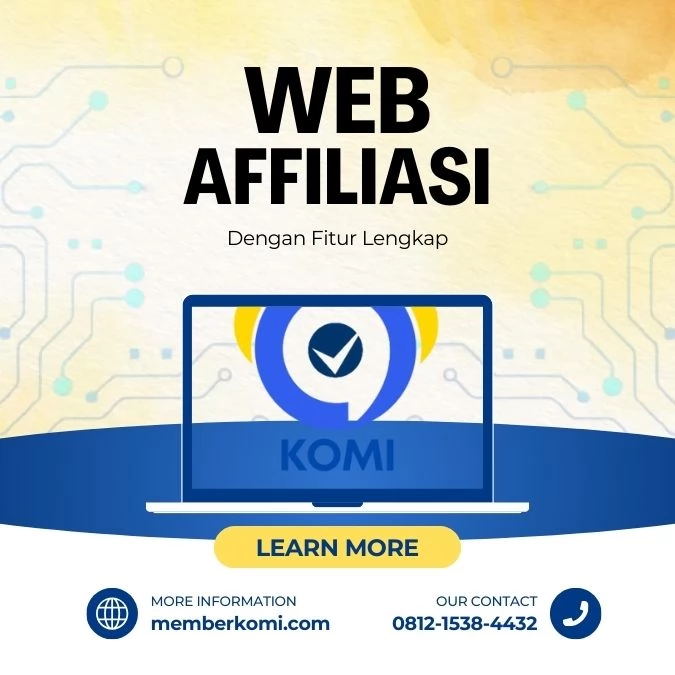 jual pembuatan website affiliasi terbaik melayani wilayah Wonogiri