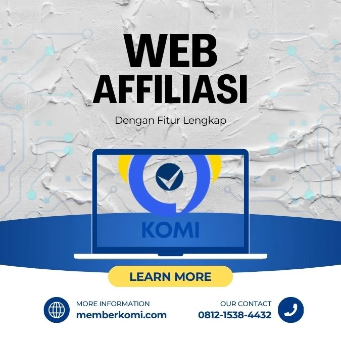 jual pembuatan website affiliasi terpercaya melayani wilayah Ambon