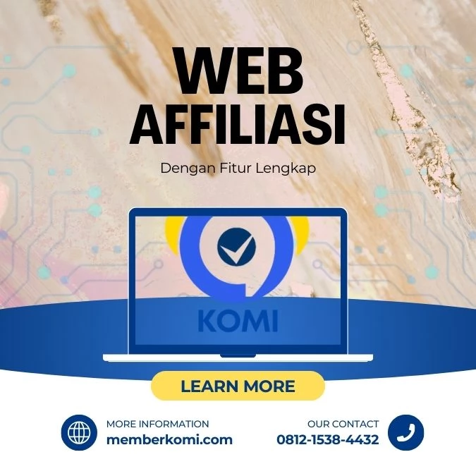jual pembuatan website affiliasi berkualitas melayani wilayah Banten