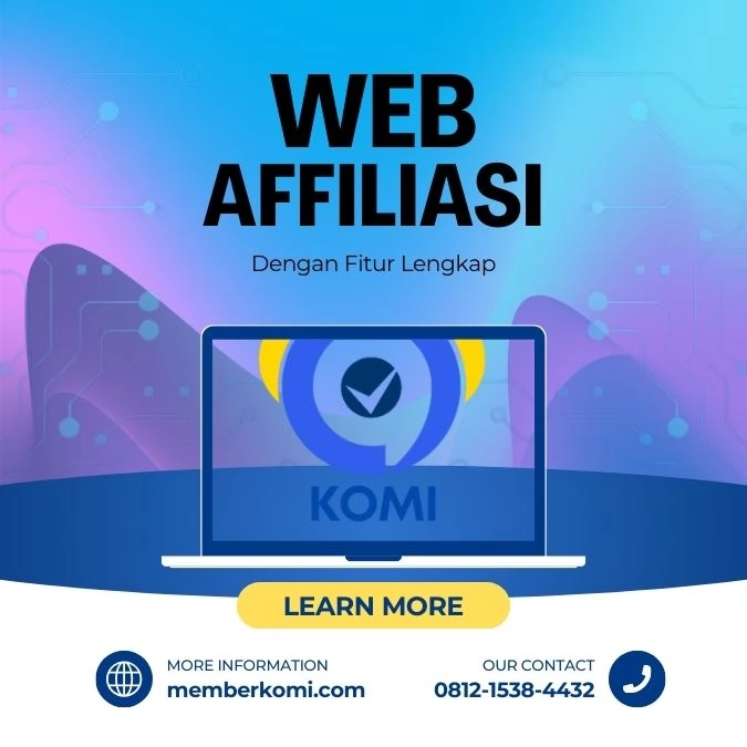 jasa pembuatan website affiliasi desain modern melayani wilayah Ambon